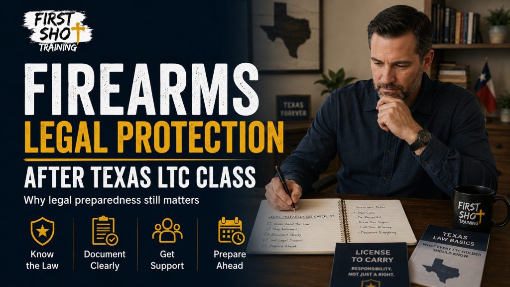 Firearms Legal Protection After Texas LTC Class, What to Know