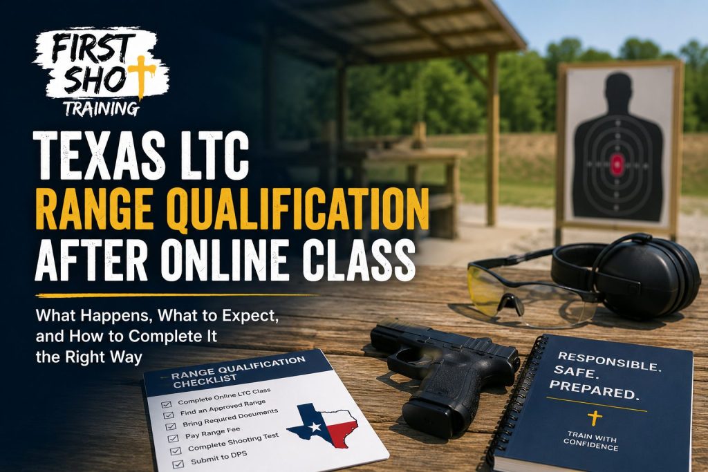 Texas LTC Range Qualification, What Happens After the Online Class?